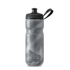 Botella de agua Sport Insulated  600ml Contender Charcoal/Silver